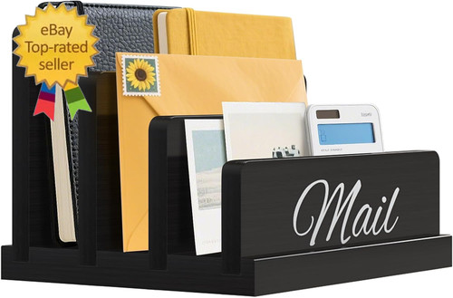 Mail organizer for desk - organizer,