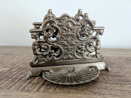 Ornate vintage mail organizer - ornate,
